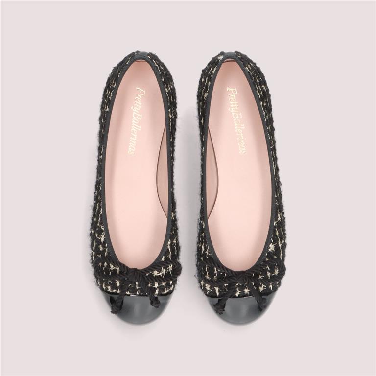 BALLERINA ROSARIO TWEED Y PUNTA CHAROL